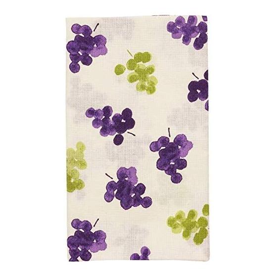 Hamamonyo Tenugui Towel - Budou Komon Off White, 100% Cotton, 34cm x 90cm