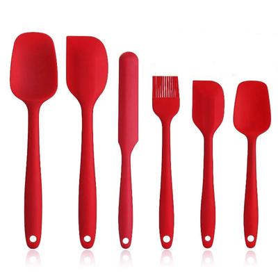 Silikon-Spatel-Set, antihaftbeschichtet, hitzebeständig, Pfannenwender, Spatel, unverzichtbar zum Kochen, Backen, Mischen, Premium-Küchen-Backwerkzeug