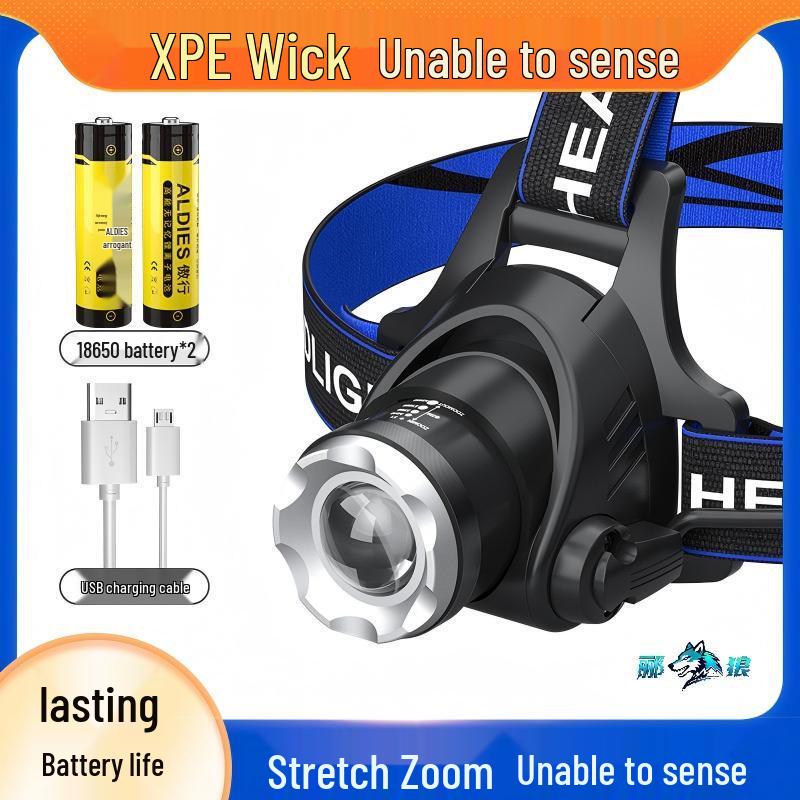 Lilang T6 LED Zoomable Rechargeable Headlamp