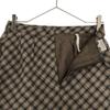 FOXEY Made In Japan Wool Check Pattern Mini Skirt 40 Brown Women Used