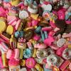 15 Pcs/Bag Mixed Style Color Resin Biscuit Food Nail Art Phone Case Hairpin Fridge Handmade DIY Charms Accessory Decoration