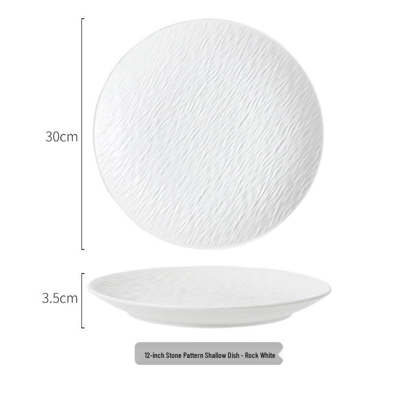 Rock Texture Dinner Plate