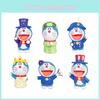 Doraemon Samlerfigurserie Pvc Leketøy Med Montering For Skrivebordsdekorasjon Og Gave