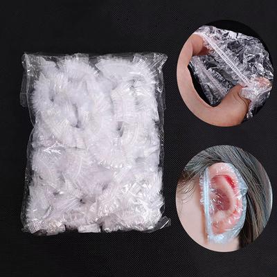 100pcs Ear Muffs, Disposable Hair Dressing, Earmuffs, Shampoo, Protective Earmuffs, Bath, Waterproof Earmuffs, Disposable Hair Dyeing and Anti-fouling