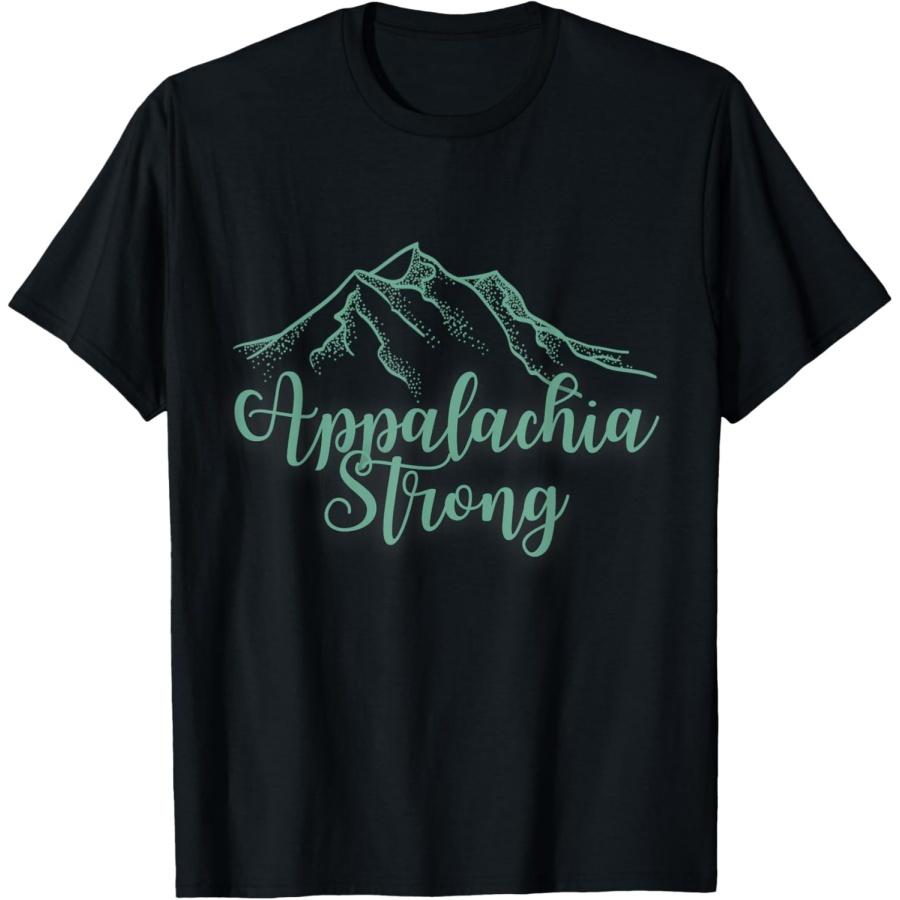 

Mountain Enthusiasts Design, Appalachian Strong T-Shirt XXXXXL чёрный