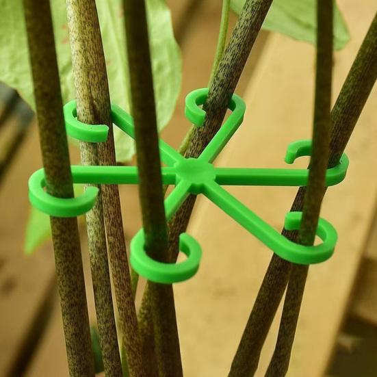 40Pcs Plant Stand Plastic Soft Plant Support Multiple Sizes Upright Growth Round Anti-Lodging Bracket