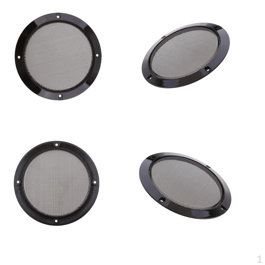 5inch Speaker Cover Metal Mesh Grille Decorative 4 Pieces