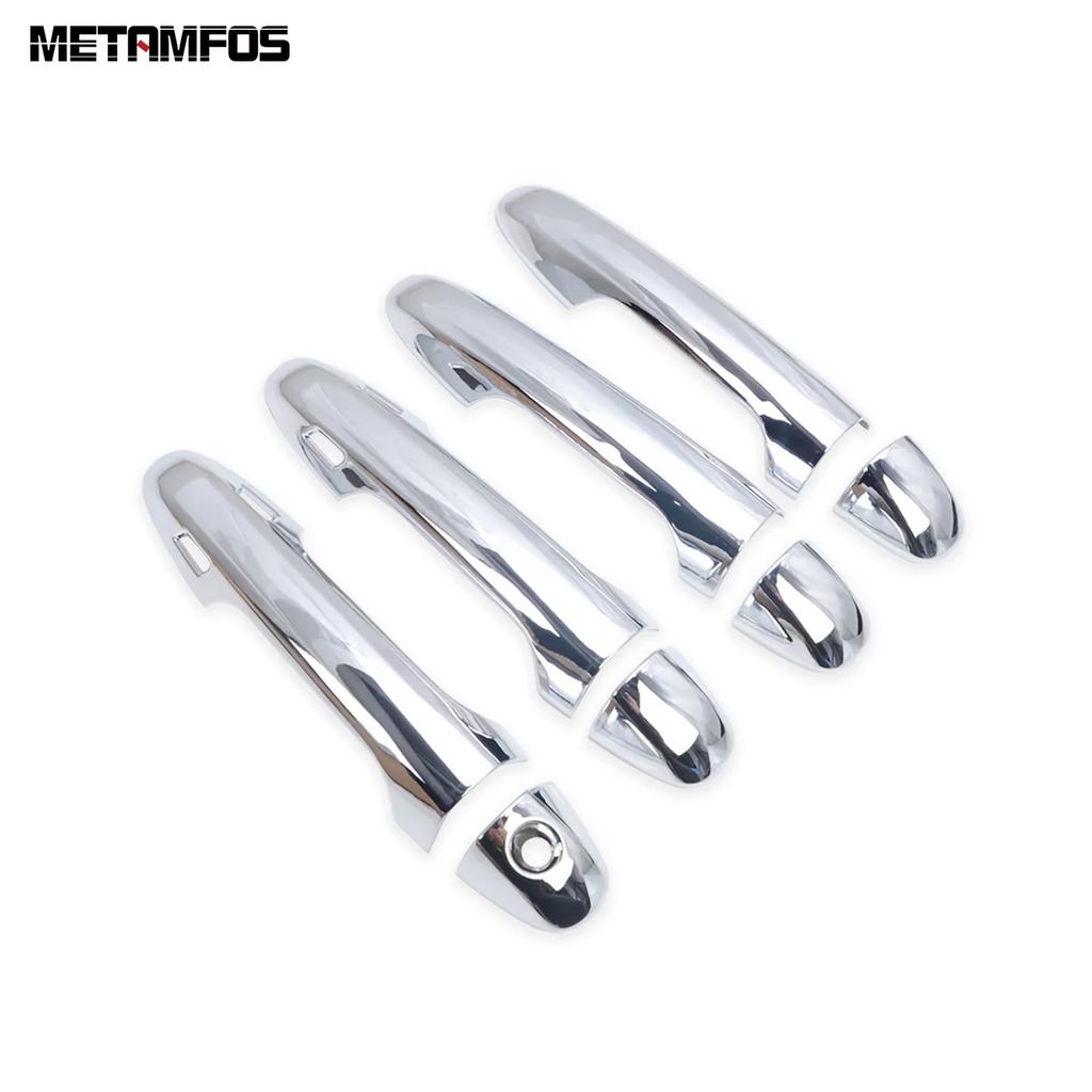 For Toyota Highlander 2014-2017 2018  Chrome Side Door Handle Cover Trim Protection Cap Exterior Accessories Car Styling