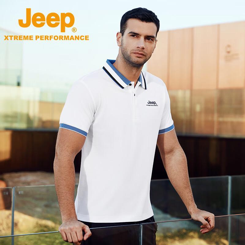 Jeep Men's Casual Sport Polo T-Shirt