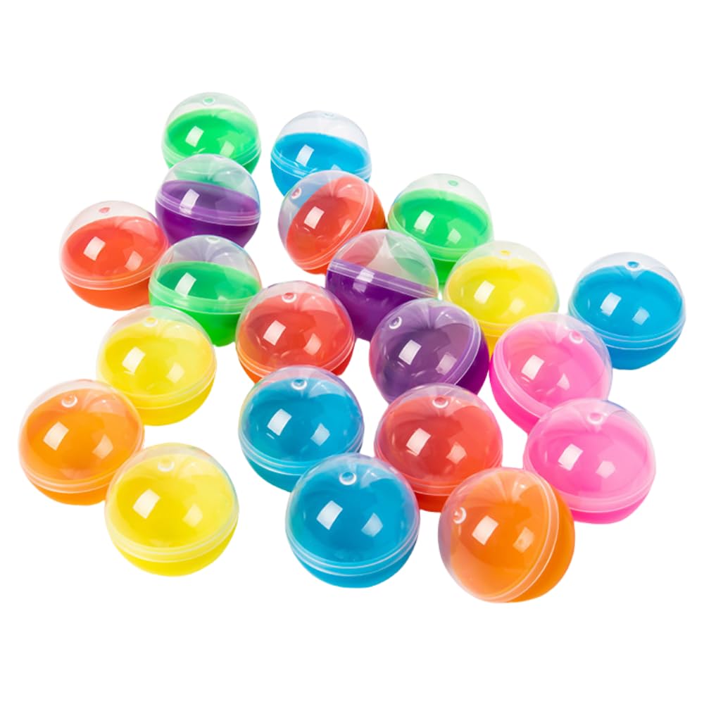 Ideamall Empty Capsules Gachapon Capsule Toys Capsules Set of 100 45mm (Colorful)