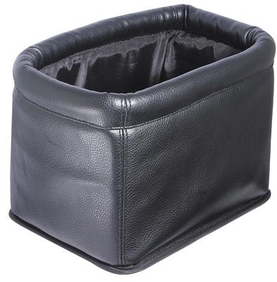 Napolex Car Trash Holds Six 500ml PET Genuine Car Accessories JK-34 Genuine-Look Can, Bottles, Leather-Look Anti-Tip Design, 160x220x160mm,