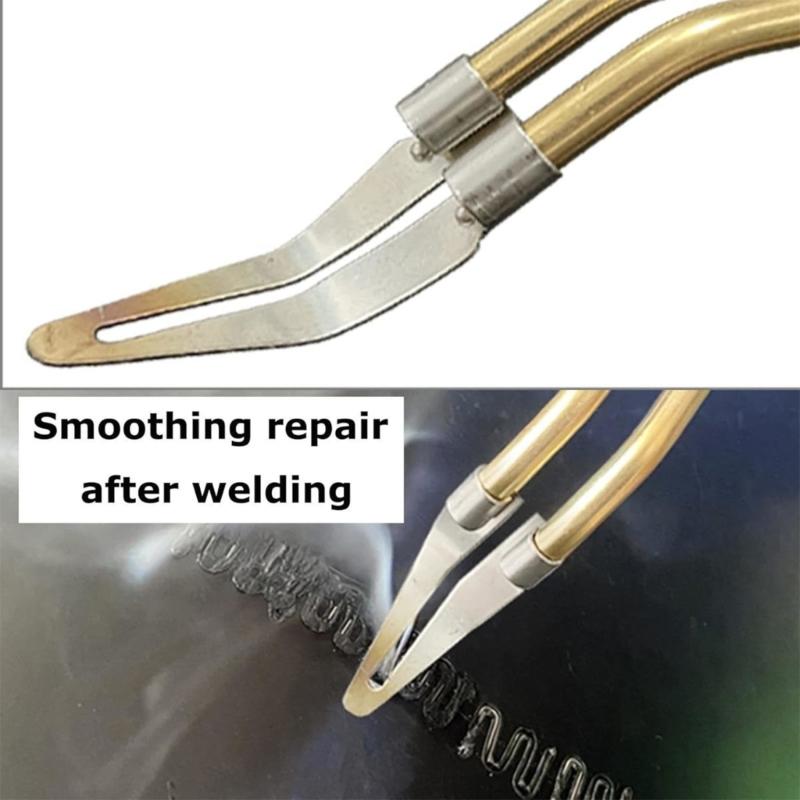 1/3/5Pcs Plastic Repair Tool Plastic Welding Tool Plastic Welding 45 Degree Elbow Design Installation For Plastic