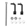 Motorcycle Billet Gas Tank Lifts Bracket Kit Metal Iron Stainless Steel Black Accessory