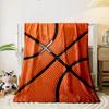 Basketball Texture Pattern Design Blanket Flannel Blanket for Bedroom, Living Room, Sofa, and Nap Sofas.