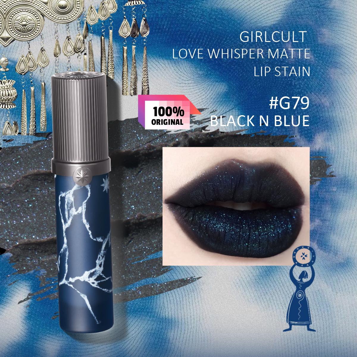 

Girlcult Love Whisper Матова помада-тинт для губ 3,8 мл / 0,13 рідких унцій (3 варіанти кольорів)