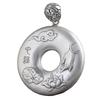 Copper Hollow Jackfruit Heart Sutra Pendant Necklace Men Women Vintage Boho Style Charm Chain