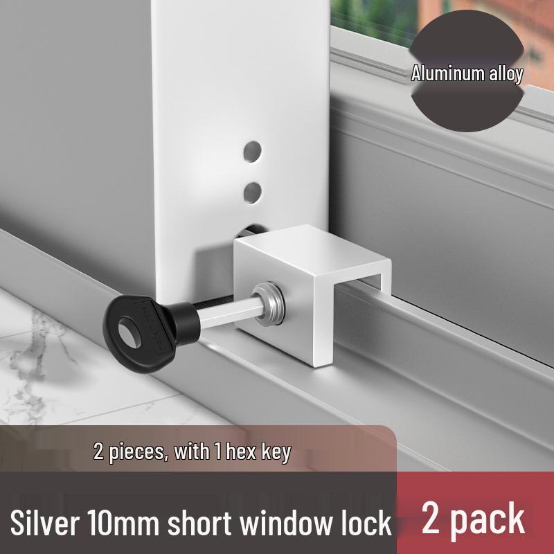 Sliding Window & Door Safety Lock, Limit Latch for Glass & Sliding Windows