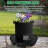 4x Self Watering Pot Base Stand, Greenhouse Gardening Balcony Fabric Plant Tray