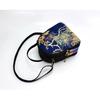 Women Shoulder Bag Handmade Shiny Peacock Embroidered Compact Crossbody Bag Retro Canvas Shopping Tote Travel Purse And Handbags