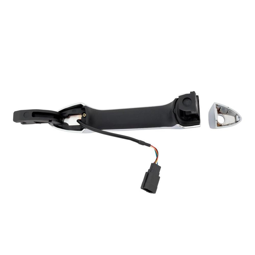 Front Left Exterior Door Handle For 13-17 Honda Accord W/ Smart Key Lock Button