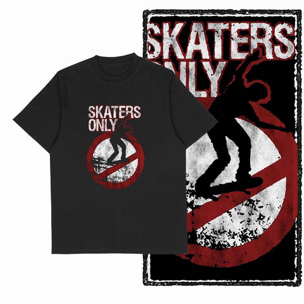 Coolmind YD Skateboard Cotton Exclusive Graphic Men T Shirt for Men Cotton Big Size Skate Cool BLACK Men's Novelty Tee Shirt