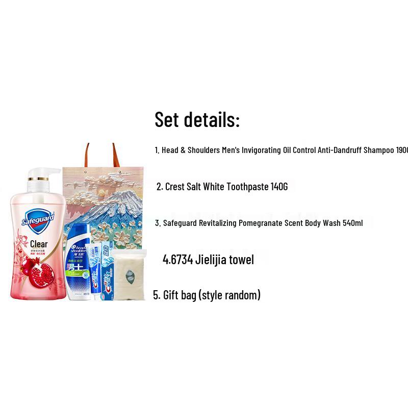 Head & Shoulders Family Wash & Bath Combo Set