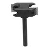 CNC Spoilboard Surfacing Router Bit 1 4in Round Shank 1 1 8in Cutting Dia 2 Flute Slab Flattening Carbide Insert for