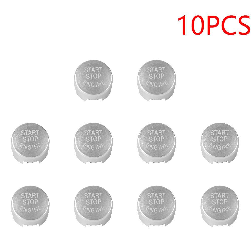 5/10PCS ABS Switch Button Cover Car Engine START Button Replace Cover with Tools For BMW F01/F10/F12/F15/F16/F25