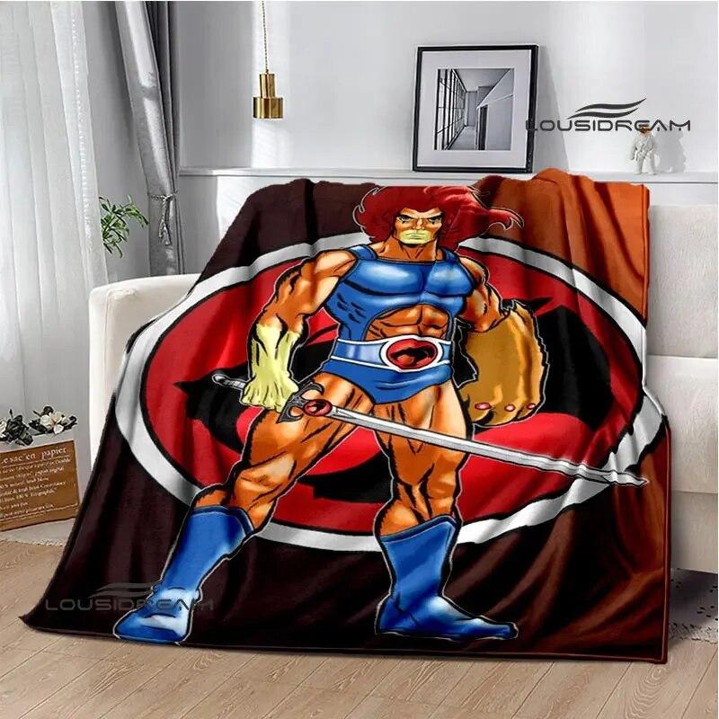 

Одеяло с принтом Thundercats, детское теплое одеяло, одеяло с фланцем, домашнее дорожное одеяло, подкладка для кровати, подарок на день рождения