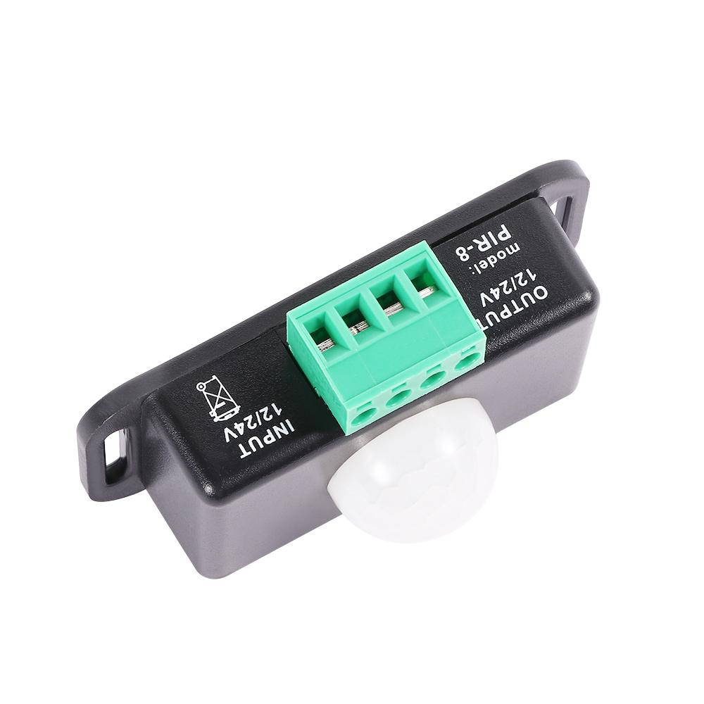 Electrical Durable DC 12V-24V Infrared 8A Sensor Switch Body Auto For LED Light Strip