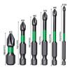 Sturdy Magnetic Crosses Bit 6.35mm Hexagonal Shank HRC62 Hardness Hardened Steel Perfect For Construction Equipment