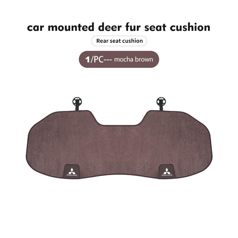 dnsh2 Car Logo Seat Cover Anti Scratch Seat Protector Cushion Auto Accessories For Mitsubishi Outlander Pajero Sport Lancer EX ASX