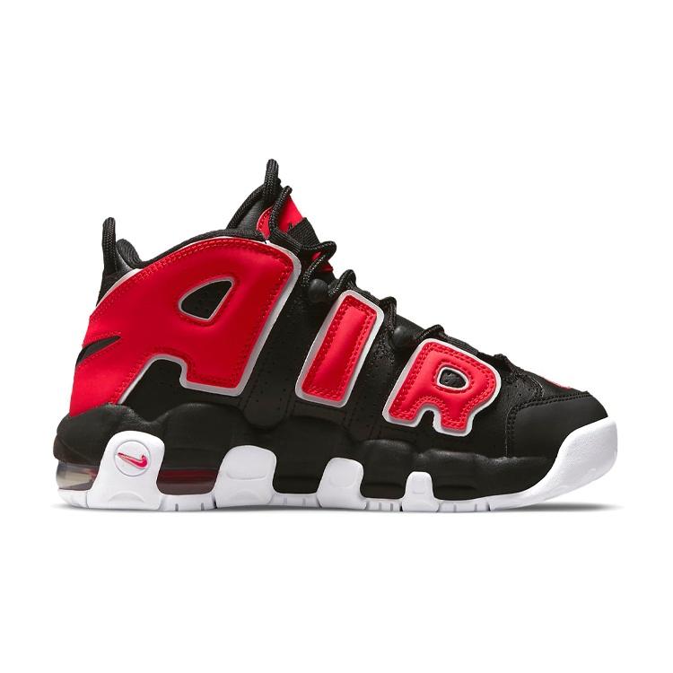 (GS) Nike Air More Uptempo 'Black University Red' Kids' DM3190-001