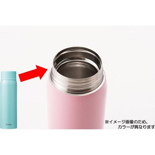 Tefal Water Bottle 500ml Direct Drinking Stainless Steel Mug Bottle Clean Mug Lightweight Type Ag+ Antibacterial Specification Mint Tea