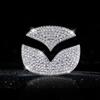 For Mazda 3 6 2 CX-3 CX-4 CX5 CX9 CX3 CX4 CX-5 CX-9 Car Styling Steering Wheel Emblem Bling Diamond Logo Car Sticker Accessories