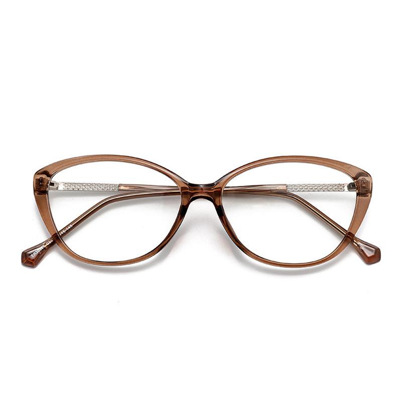 Material Eyeglass Frames For Men Cat Eye Shape Stylish Woman Eyeglasses Blue Light Blocking Glasses Frame