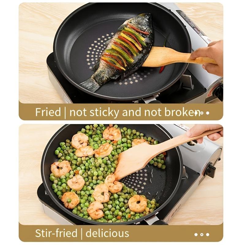 24cm Cast Iron Omelette Pan Nonstick Honeycomb Fry Pan Multi-functional Frying Pan Cookware Gas Induction Cooker Compatible New