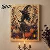 3D Faux Pearl Pumpkin Witch 2Pcs Halloween for Adults Art Craft Art Ghost Crow Painting
