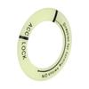 Car Motorcycle Luminous Ignition   Key     Cover Trim   Black Letter