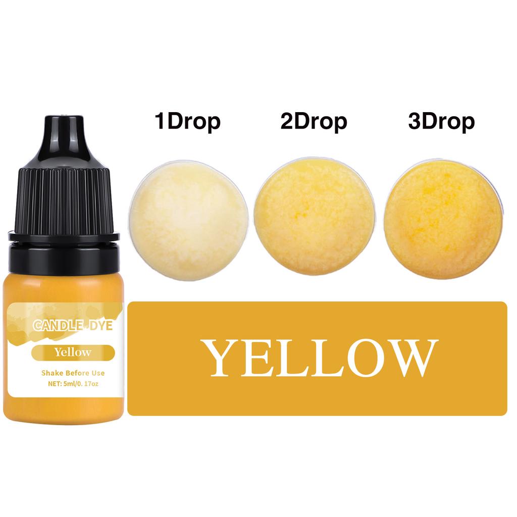 5 ml/butelka Pigment do świec woskowych Nietoksyczny pigment do świec sojowych Płynny barwnik Wosk sojowy DIY Barwniki do mydła Materiały do produkcji świec