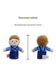 Family Finger Puppet Set for Parent-Child Play - Early Education & Kindergarten Teaching Aids
