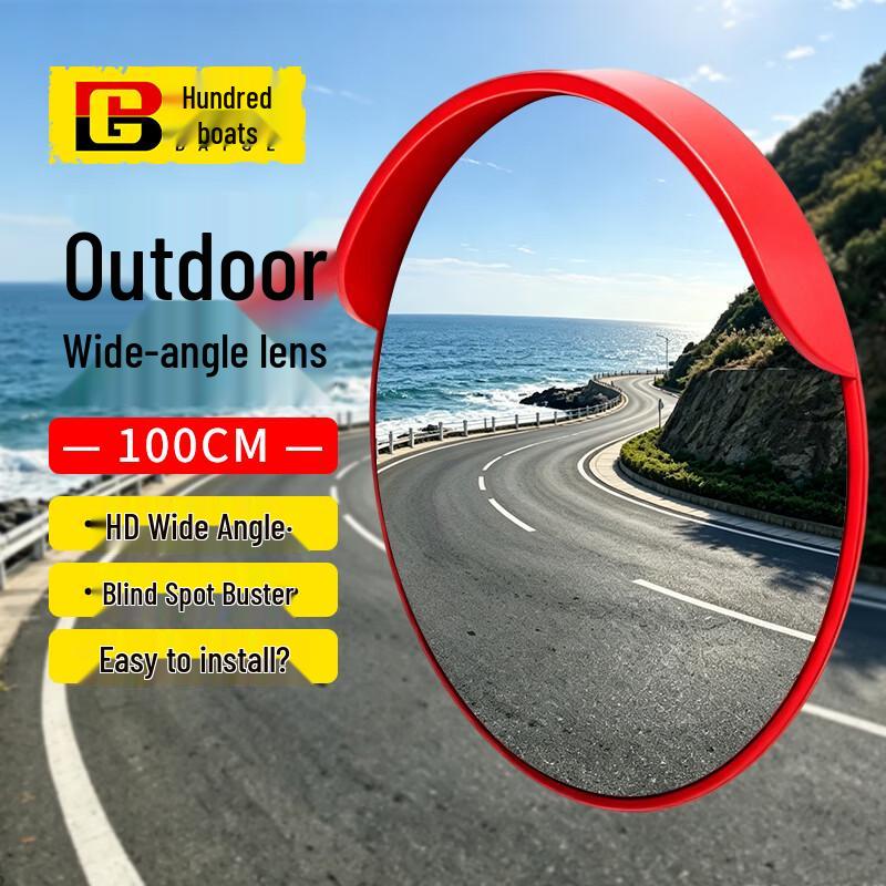 BAIGE 100cm Outdoor Convex Safety Mirror