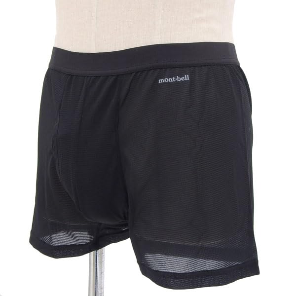 montbell geoline cool mesh trunks men's 1107763 XL black
