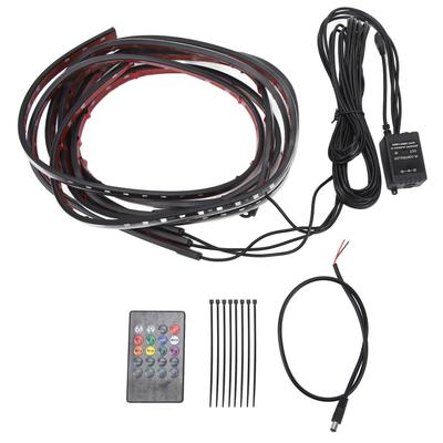 Car Underglow Light Kit Sound Control LED Ambient Light with Bluetooth App and Remote Control