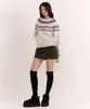 MUSINSA STANDARD WOMAN Women'S York Fair Isle Crew Neck Knit [Cream]