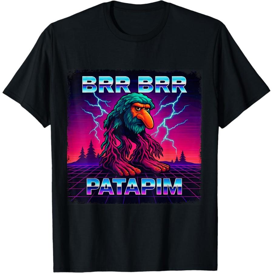 BRR BRR Патапим - Итальянская футболка с мемом про мозговую гниль(3) S