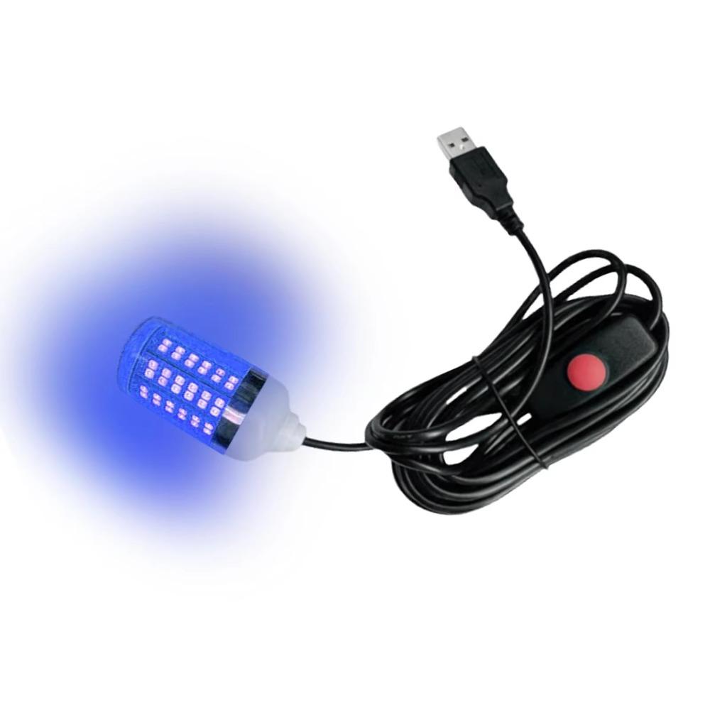 

5V USB Submersible Fishing Finder Light IP68 Waterproof Fish Attractor Lamp Night Fishing Blue Light