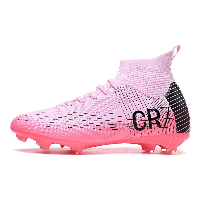 Grenzüberschreitende High-Top Fußballschuhe für Jugendliche, AG Längsnocken, TF Nocken für Grund- und Sekundarschüler. Size 39