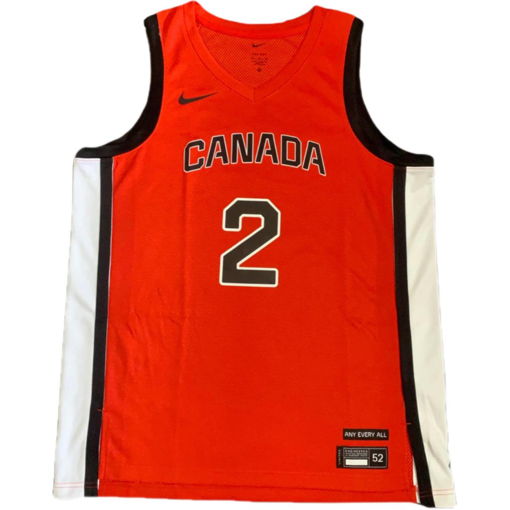 

Nike Canada Alexander 2 National Team SW Basketball Jersey Men jersey Red FQ0372-600 XL