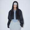 Lalafox Two-Way Crop Jacket Charcoal Bp3Wj004